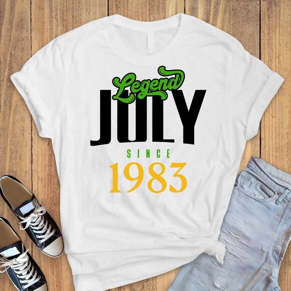 Custom July Birthday Shirt, July Zodiac shirt - Picture 1 of 3